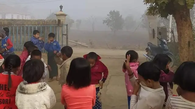 ခနောက်စိမ်းစက်ရုံကထွက်တဲ့ အငွေ့တွေကြောင့် ကျန်းမာရေး ထိခိုက်တဲ့အထိဖြစ်လာ