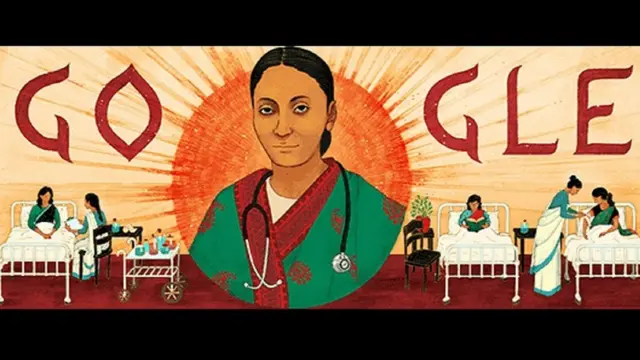 गुगलने रखमाबाईंना समर्पित केलेलं डुडल