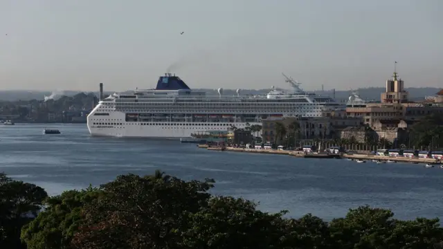 Un crucero en La Habana