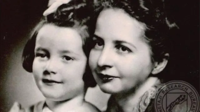 सुभाष चंद्र बोस की पत्नी एमिली शेंकल और उनकी बेटी अनीता