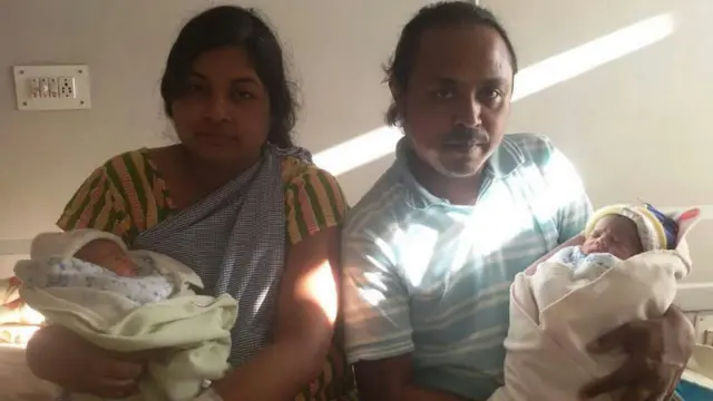 अंजना और उनके पति जस्टिन पॉल