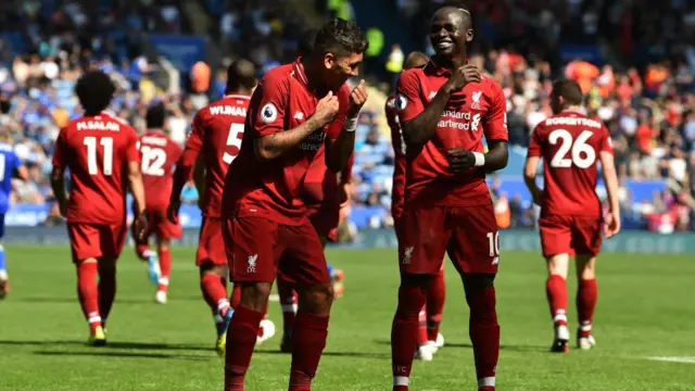 Aworan Sadio Mane ati Firminho