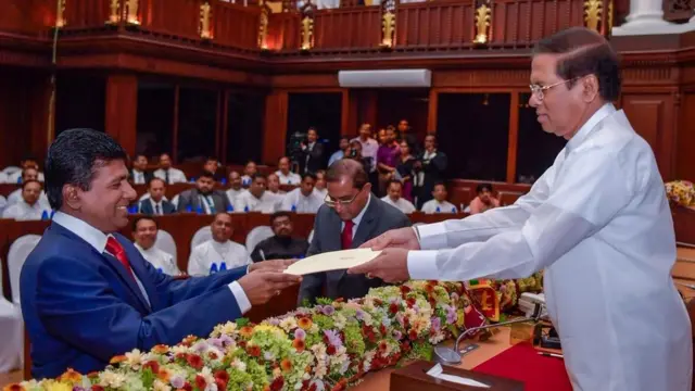 இலங்கை அமைச்சரவை பதவியேற்பு