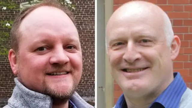 Dr James Mossman and Professor Allan Pacey