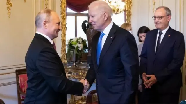 પુતિન સાથે અમેરિકાના રાષ્ટ્રપતિ બાઇડન