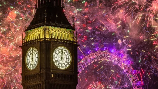 Big Ben at midnight