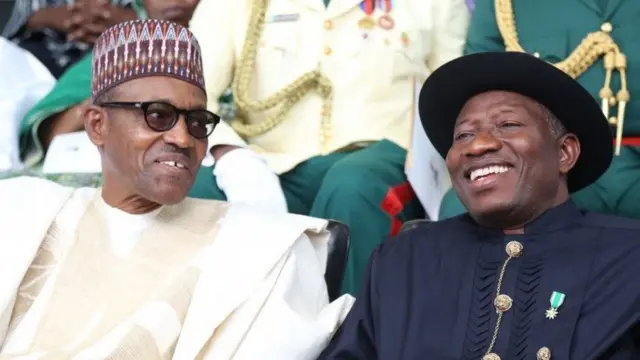 Goodluck Ebele Jonathan da Muhammadu Buhari