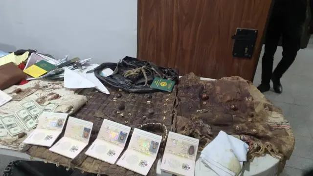 Weapons DSS claim say dem carry comot from Sunday Igboho house