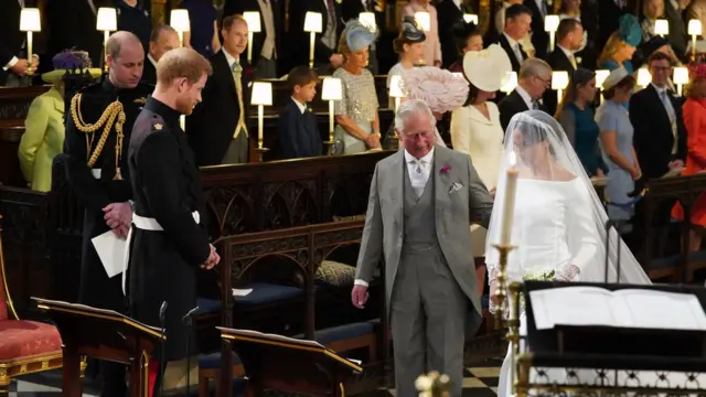 Свадьба принца Гарри и Меган Маркл - Меган у алтаря