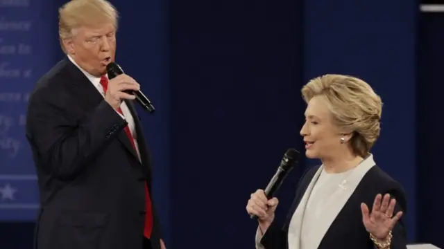 هېلیري کلنټن او ډونلډ ټرمپ