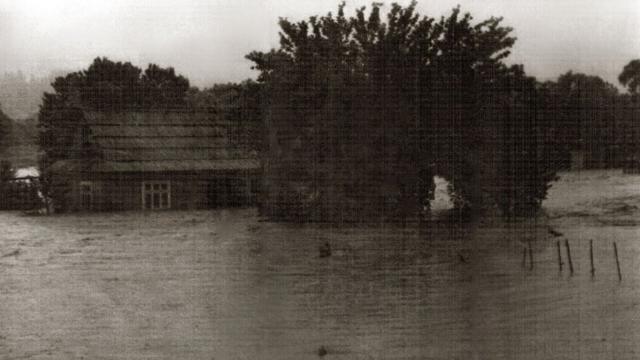 Рівень води під час повені 1969 року