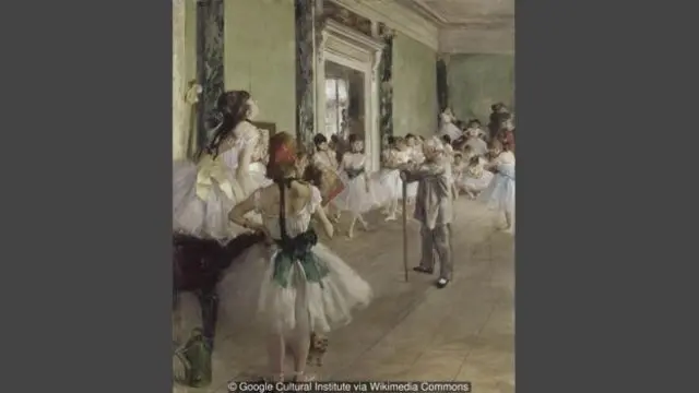 Lukisan The Dance Class oleh Edgar Degas.