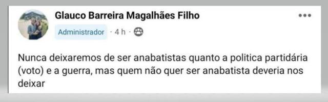 Mensagem distribuída pelo pastor a fiéisaplicativo da loteria da caixagrupos fechados no Facebook e no WhatsApp