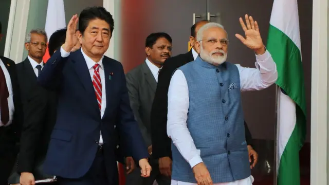 شنزو آبے، نریندر مودی