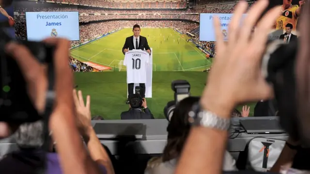 Presentación de James Rodríguez