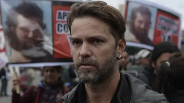 Los hermanos de Santiago (Germán, en la foto) han sido los mayores activistas por la búsqueda.