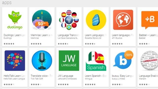Apps de idiomas