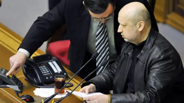 22 лютого 2014 року. Олександра Турчинова щойно обрали головою Верховної Ради і, як наслідок, в.о. президента