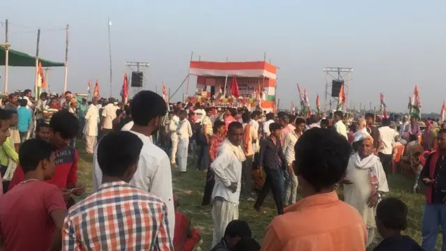 दरभंगा में राहुल गांधी