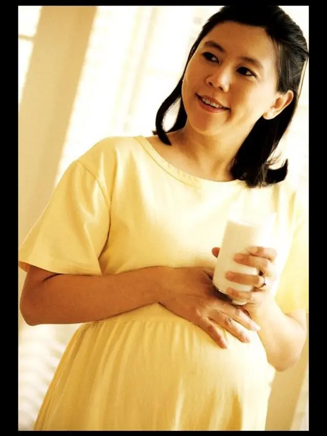A pregnant woman
