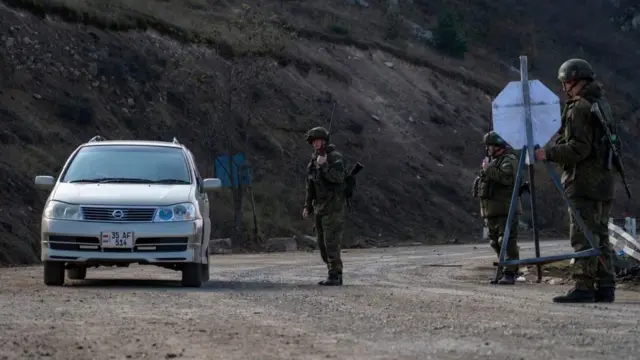 Post laçına gedən yol Qarabağ Azərbaycan Ermənistan