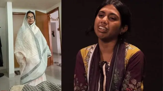 নিখোঁজ মাকে নিয়ে মরিয়ম মান্নানের (ডানে) আবেগঘন পোস্টগুলো সোশ্যাল মিডিয়ায় আলোড়ন সৃষ্টি করেছিল