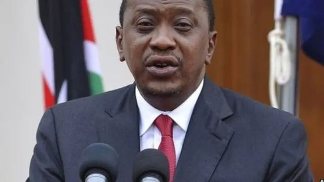 Rais wa Kenya Uhuru Kenyatta