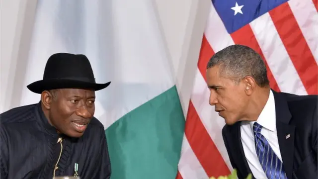Goodluck Jonathan ati Barack Obama