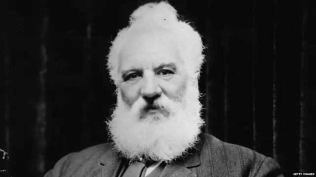 टेलिफोनचे जनक अलेक्झांडर ग्रॅहम बेल.