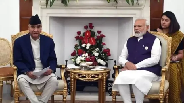 मोदी, देउबा