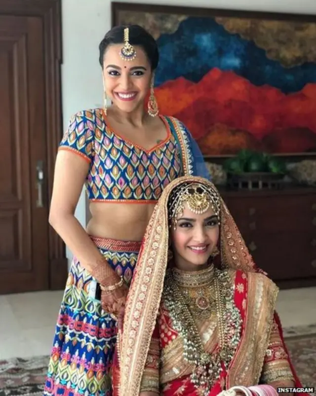 સ્વરા ભાસ્કર સાથે સોનમ કપૂરની તસવીર