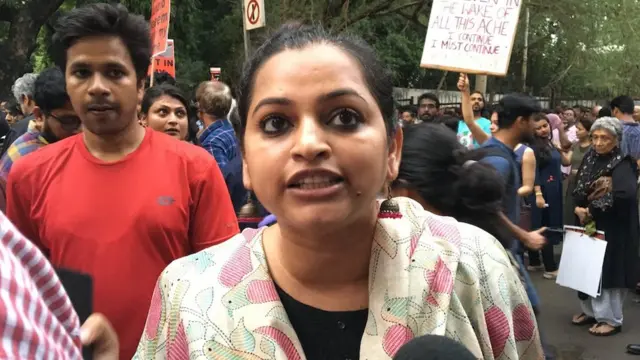 जंतर मंतर पर हुए प्रदर्शन