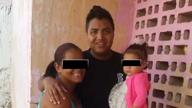 Emiliano Villasana antes de irse de Venezuela