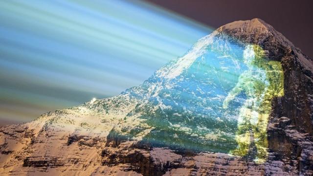 Голограмма человека на Марсе