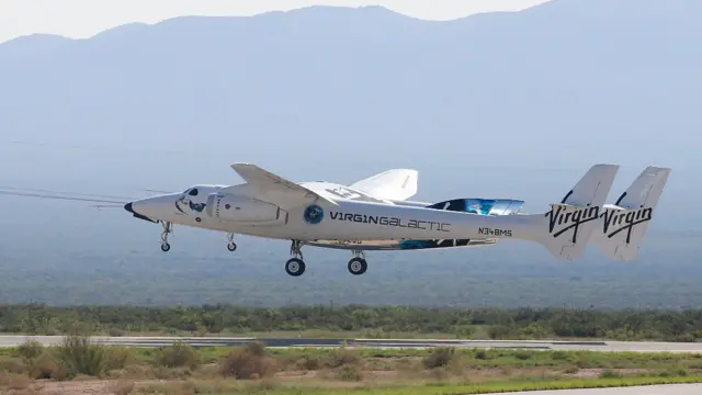 Avión espacial Virgin Galactic VSS Unity
