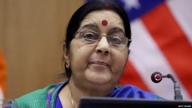 विदेश मंत्री सुषमा स्वराज