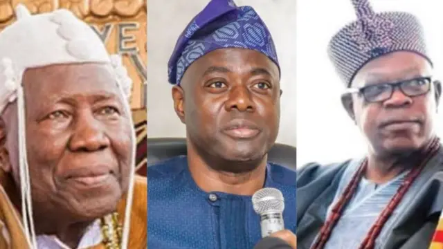 Oba Adetunji, Gomina Makinde ati Lekan Balogun