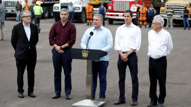 Iván Duque y Juan Guaidó