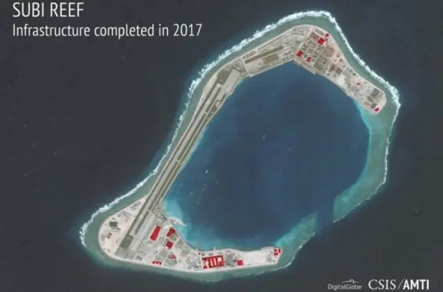 渚碧岛位于南沙群岛中业群礁西南部,拥有约95,000平方米的新设施。