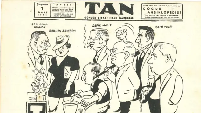 Tan Gazetesi'nin 1 Mart 1944 tarihli sayısı