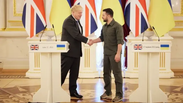 Джонсон та Зеленський