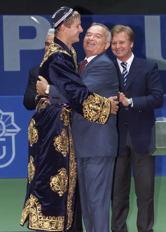 Евгений Кафельников и Ислам Каримов