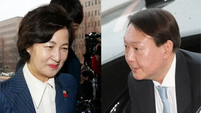 추미애 장관과 윤석열 검찰 총장