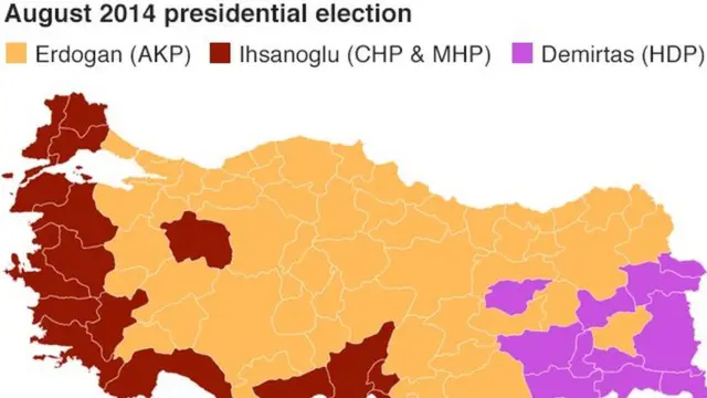 Kandidat dengan jumlah suara terbanyak pada Pilpres Agustus 2014.