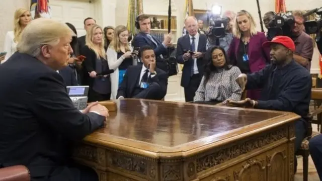 West alikutana na Rais Trump Ikulu ya Marekani