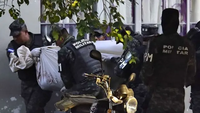 Soldados después del ataque