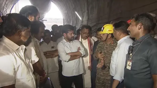 రేవంత్ రెడ్డి, ఎస్ఎల్‌బీసీ, శ్రీశైలం 