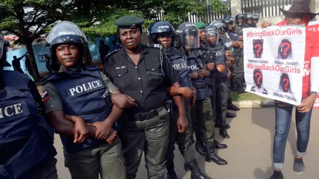 Awọran awọn ọlọpa ati awọ ajafetọ awọn ti Boko Haram mu