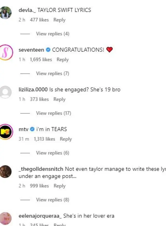 Fans react to Millie Brown engagement announcement