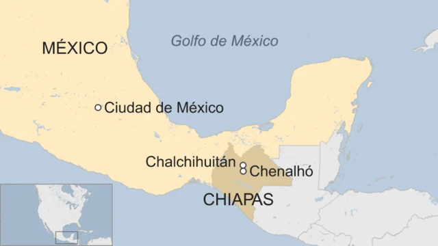 Mapa Chiapas.